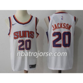 Män Phoenix Suns Tröja Josh Jackson 20 Nike 2017-18 Vit Swingman